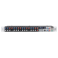 Console audio professionnelle OEM QU12 à double DSP, 12 canaux, mixeur analogique en rack, Bluetooth, affichage LED de niveau indépendant, entrée SPLIT
