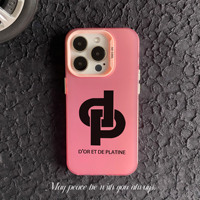 Coque de téléphone givrée à motif de mode créatif adaptée à l'iPhone 16 15 Pro Max 16 16e 15 14 13 12 couverture arrière antichoc