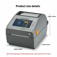 Printer Label Elektronik RFID ZEBRA ZD621R Fleksibel Anti-logam, Pembaruan Stiker Kode Dua Dimensi, Aset Tetap, Stok USB