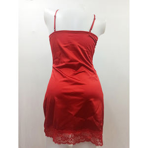 Camisón sin mangas para mujer, Sexy vestido <span class=keywords><strong>de</strong></span> <span class=keywords><strong>noche</strong></span>, camisones antideslizantes para mujer, ropa <span class=keywords><strong>de</strong></span> dormir <span class=keywords><strong>de</strong></span> encaje Sexy - Product Image 4