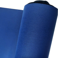 Tente yourte extérieure personnalisée en toile de silicone bleue en twill ripstop, imperméable, coupe-vent, résistante à l'abrasion, en tissu polyester