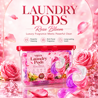 Pod Cuci Pakaian Aroma Mawar Grosir dengan Pembersihan Mendalam dan Perlindungan Warna untuk Importir, Distributor, dan Laundry Hotel