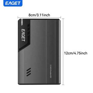 Внешний жесткий диск EAGET G68-1 <span class=keywords><strong>2</strong></span>.5 дюйма, 250 ГБ, 320 ГБ, 500 ГБ, 1 ТБ, USB 3.0, высокоскоростной SATA3.0 - Product Image 2