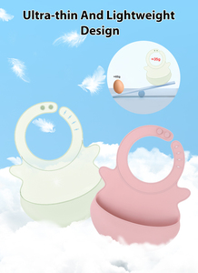 ผ้ากันเปื้อนซิลิโคนสำหรับเด็ก กันน้ำ น้ำหนักเบา สีตามสั่ง ผ้ากันเปื้อนสำหรับเด็กวัยหัดเดิน ช่วงเวลาทานอาหาร โลโก้สั่งทำได้ ขายส่ง - Product Image 4