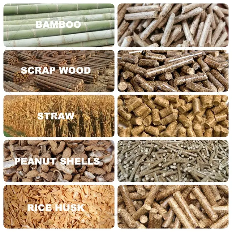 6mm 8mm 10mm Wood Pellets Line/wood Pelletizer Machine/biomass Pellet Mill Line