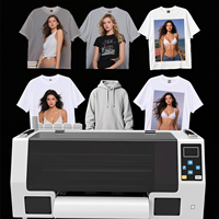 MTcolor 2025 Mini A3 satu kepala DTF Desktop Printer Inkjet untuk kaus kulit Pet Film pencetakan dimensi A4