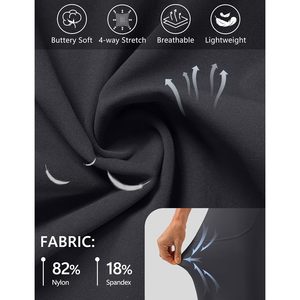 FOXA Pantalon de yoga pour femme, coupe large, taille haute, avec poches, respirant, pour le travail et les occasions décontractées - Product Image 4