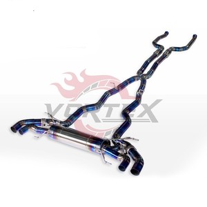 Sistema de Escape Catback Vortex Blue Titanium para BMW M760Li G12 6.6T V12 2018-2024, Valvetronic Performance, Sin Sonido de Dron, Kit de Carreras - Product Image 2