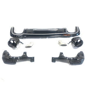 <span class=keywords><strong>C8</strong></span> RS4 All Road difusor ABS negro brillante para Audi <span class=keywords><strong>A4</strong></span> <span class=keywords><strong>C8</strong></span> parachoques trasero difusor allroad 2020 - Product Image 1