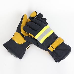 Guantes de Seguridad al por Mayor, Resistentes al Fuego, de Aramida y Cuero, Impermeables, con Aislamiento Térmico, para Operaciones de Bomberos y Rescate - Product Image 4