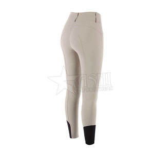 Culotte d'équitation OEM de haute qualité pour femmes en silicone avec poches antidérapantes pantalon d'équitation à haute élasticité vêtements de qualité - Product Image 6