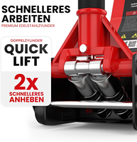 Cric de sol hydraulique à profil bas en acier de 3 tonnes pour SUV 2X tampons en caoutchouc 8-50cm plage de levage Altertool