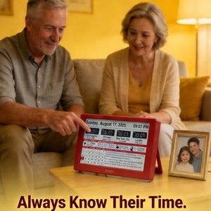 7-дюймовый смарт-календарь с E-Ink экраном для защиты глаз, синхронизация праздников 43 стран на разных языках для глобальных бизнес-команд - Product Image 6