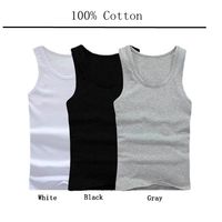 Camiseta sin Mangas para Hombre, Personalizable con Logotipo, 230 Gramos, Algodón Grueso, Térmica, Ecológica, Antibacteriana, Transpirable, para Fitness, de Secado Rápido