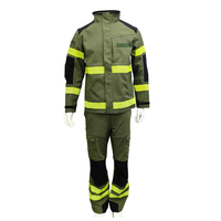 Combinaison de pompier forestier, veste et pantalon softshell haute visibilité réfléchissants 300g/m2 205g/m2, vêtements de travail pour intervention incendie, logo personnalisé