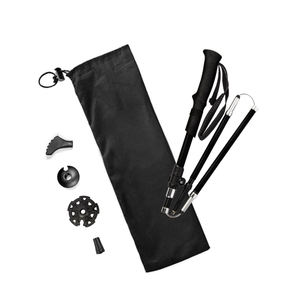 Bâton de trekking en fibre de carbone avec logo de marque personnalisable avec double boucle de sécurité directement de l'usine d'origine pour la <span class=keywords><strong>marche</strong></span> et la randonnée - Product Image 5