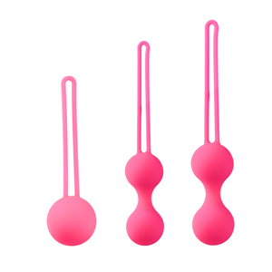 Bolas de Kegel de Silicona para Ejercicios, <span class=keywords><strong>Doble</strong></span> Tamaño Grande, Ben Wa, Entrenamiento del Suelo Pélvico, Fortalecimiento <span class=keywords><strong>Vaginal</strong></span>, Terapia Física, Juguete para Adultos - Product Image 2