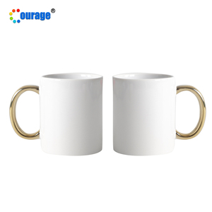 Fournisseur <span class=keywords><strong>de</strong></span> tasse à café en céramique avec poignée en or, Sublimation 11oz, taux d'<span class=keywords><strong>achat</strong></span> élevé, M-33 - Product Image 2