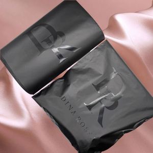 Matte Black Custom 100% Biodegradable Compostable Waterproof UV for Bags for Clothing Shoes & <b>Socks</b> Packaging - Product Image 3