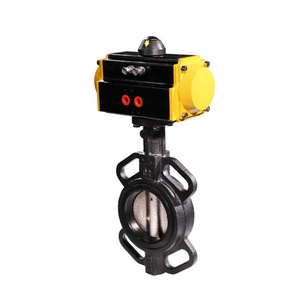 Válvula de Mariposa de Control de Aire de Acción Simple con Sello Suave COVNA PN16 DN65 - Product Image 5