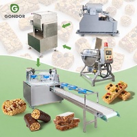Mesin Pembuat Snack Otomatis, Mesin Pembentuk Batangan Sereal, Mesin Produksi Granola, Mesin Pencetak Isi Buah untuk Protein