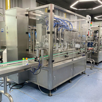 Máquina de Llenado Automática de 4 Cabezales con Bomba de Engranajes para Líquidos Cosméticos, Lociones y Champús