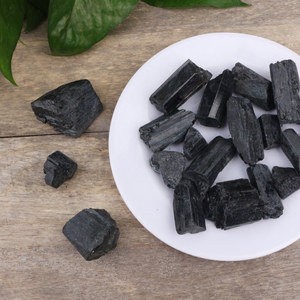 Bán Buôn Đá Thô Tinh Thể Tự Nhiên Đá Thô Tourmaline Màu Đen Để Chữa Bệnh - Product Image 4