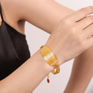 Collier de clôture en zircon métallique européen et américain style de niche exagérée ensemble de bracelets à chaîne de clavicule - Product Image 3