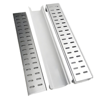 Rejilla de Drenaje de Piso Cuadrada Moderna de Acero Inoxidable, Antiolores, para Baño