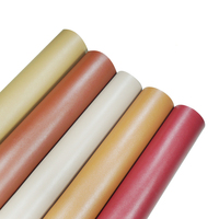Les fabricants promeuvent divers modèles de cuir synthétique PVC texturé en fibre ultra-fine Nappa