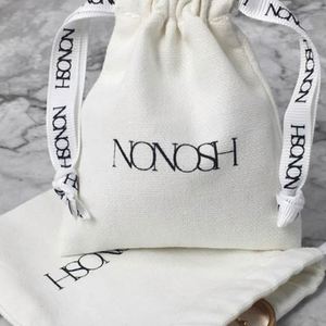 Eco Friendly Organic Cotton <b>Drawstring</b> Bag Cotton <b>Pouch</b> Customized Size Customized Logo Packing Acceptable - Product Image 2