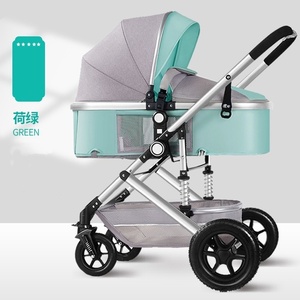Poussettes, trotteurs et <span class=keywords><strong>porte</strong></span>-bébés de luxe 3-en-1, chariot de transport pliable et léger <span class=keywords><strong>pour</strong></span> enfants jusqu'à 3 ans - Product Image 6