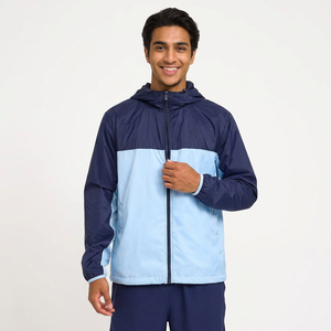 Custom Logo Outdoor <b>Men</b> <b>Lightweight</b> Hooded <b>Jacket</b> With Adjustable Hem Wholesale High Quality Running <b>Rain</b> <b>Jacket</b> 2026 Windbreak - Product Image 1