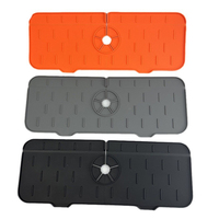 Tapis de protection classique rectangulaire en silicone écologique pour robinet de cuisine, égouttoir à éponge, plateau de table, protection de comptoir