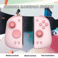 Mobapad Gemini2 Joystick con Cable Ajustable para Juegos con Vibración HD/Giroscopio de 6 Ejes y Sensor de Movimiento para Switch/Switch OLED