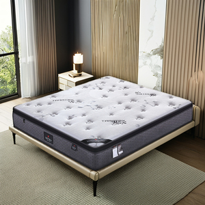 Matelas à ressort gonflable en mousse à mémoire de forme en gel de 8 à 12 pouces avec bobine de poche en tissu tricoté en latex <span class=keywords><strong>Matelat</strong></span> Home Furniture - Product Image 1