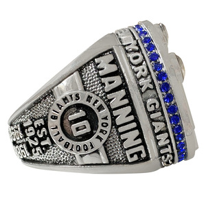 Anillo de Campeonato de los New York Giants de la <span class=keywords><strong>NFL</strong></span> 2011, Anillo de Fútbol Americano Clásico de Aleación, Accesorios Europeos y Americanos, Venta Directa de Fábrica - Product Image 4