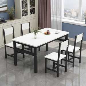 Mesa de madera de juguete de Metal y MDF, muebles de <span class=keywords><strong>comedor</strong></span>, juego de mesa para restaurante, <span class=keywords><strong>4</strong></span> <span class=keywords><strong>sillas</strong></span> - Product Image 2