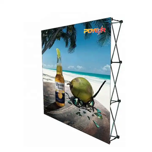 Equipo de exposición Pop <span class=keywords><strong>Up</strong></span> Wall Tension Fabric Popup Display <span class=keywords><strong>Banner</strong></span> publicitario de aluminio - Product Image 3