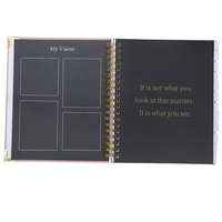 A5 carnet personnel quotidien de remerciement, couverture imprimée de luxe, agenda, Journal personnalisé en cuir
