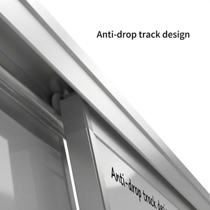 <span class=keywords><strong>Pizarra</strong></span> <span class=keywords><strong>Blanca</strong></span> Escolar de Aluminio, Grande, Magnética, Deslizante, Interactiva, de Borrado en Seco, de Cerámica, para Aula - Product Image 2