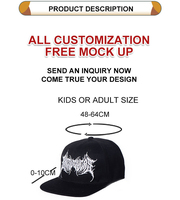 Casquette Snapback OEM personnalisée avec logo, non structurée, imperméable, avec patch en caoutchouc, pour le golf et les sports de plein air