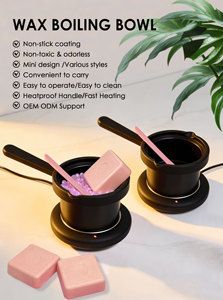 เครื่องอุ่นแว็<span class=keywords><strong>ก</strong></span>ซ์<span class=keywords><strong>ก</strong></span>ำจัดขนขนาดเล็ก 200 มล. แบบขายส่ง พร้อมที่จับ ปลอดสารพิษ สำหรับใช้ในร้านเสริมสวยและที่บ้าน - Product Image 5