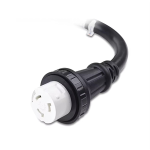 Câble d'alimentation marin <span class=keywords><strong>de</strong></span> 7,6 m (25 pi) 50 ampères 14-50P SS2-50R 125/250V avec prise à verrouillage rotatif pour générateur <span class=keywords><strong>de</strong></span> camping-car, soudeuse, chargeur, type <span class=keywords><strong>de</strong></span> fil SJTW 7,6 m (25 pi) - Product Image 4