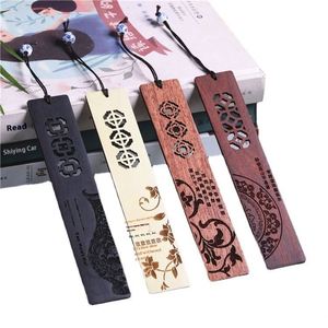 Supplier Chinese Style Window Grille <b>Bookmark</b> Wood Engraved Cultural Design for Graduation Business Company - Product Image 1