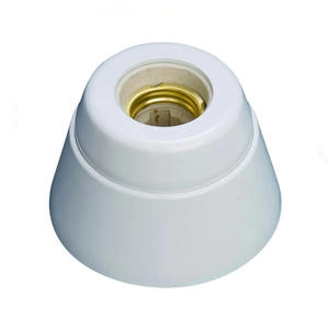 Portalámparas de cerámica E27, blanco, ideal para lámparas de mesa y de techo, resistente al calor para un uso seguro. - Product Image 2