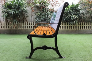 Hot <strong>Sale</strong> Outdoor <strong>Wooden</strong> City <strong>Bench</strong> with Advertisement AD Advertising <strong>Bench</strong> Outdoor - Product Image 6