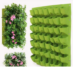 Bolsa Para macetas verticales de fieltro de LANA con multiples bolsillos Para colgar En La pared, lý tưởng Para plantas. - Product Image 1