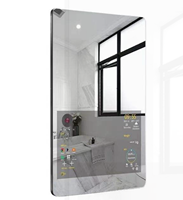 Interaktiver 32/43/49/55/65 Zoll Touchscreen Fitness LCD Magic Mirror Wasserdichter Badezimmer Werbe-TV mit IP65-Zertifizierung