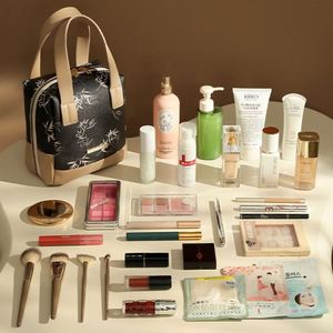 Nouvelle conception de trousse de toilette portable, sac de voyage imperméable pour cosmétiques, fermeture éclair, organisateur de maquillage multi-couches - Product Image 2